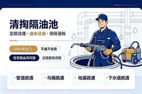 博尔塔拉清掏隔油池